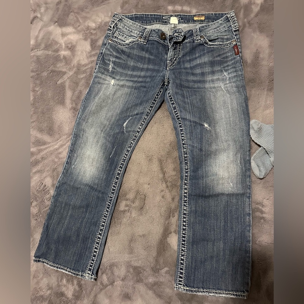 Silver Jeans Capris
